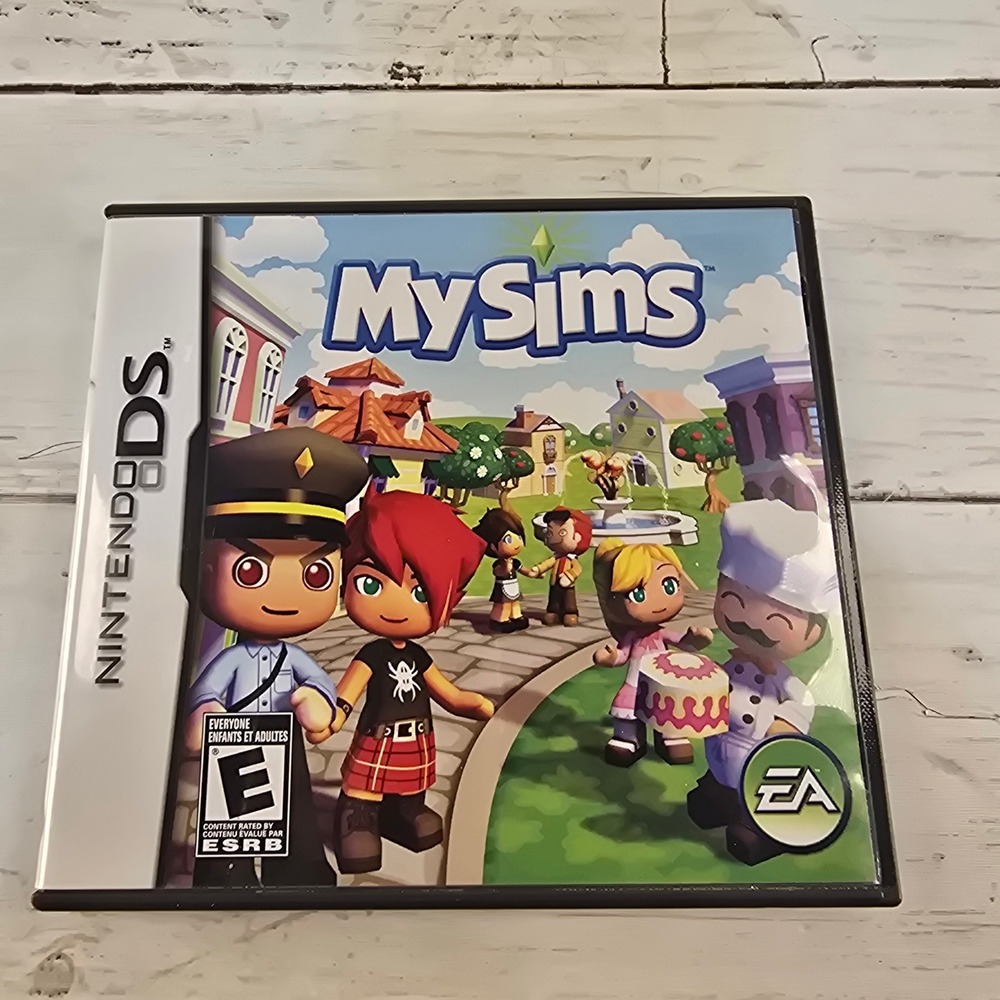 MySims Nintendo DS Game CIB Electronic Arts 2007 Life Simulation NTR-AQ1E-USA